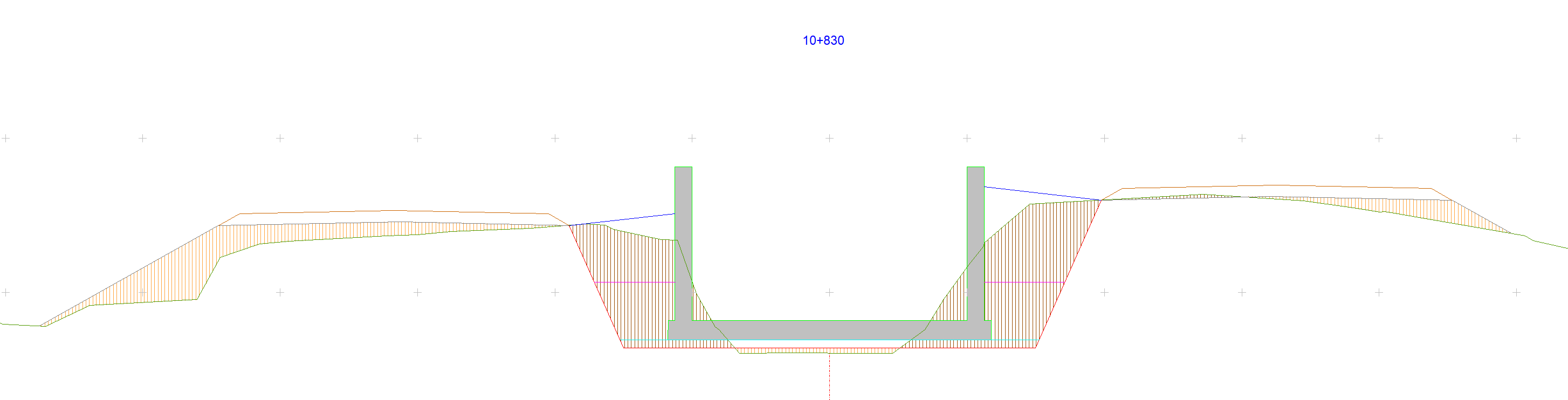 Ejemplo de bloque de un canal con vías independientes paralelas al mismo Ejemplo de bloque de un canal con vías independientes paralelas al mismo