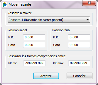 Mover rasante