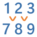 Parcelaciones - Renumerar, icono