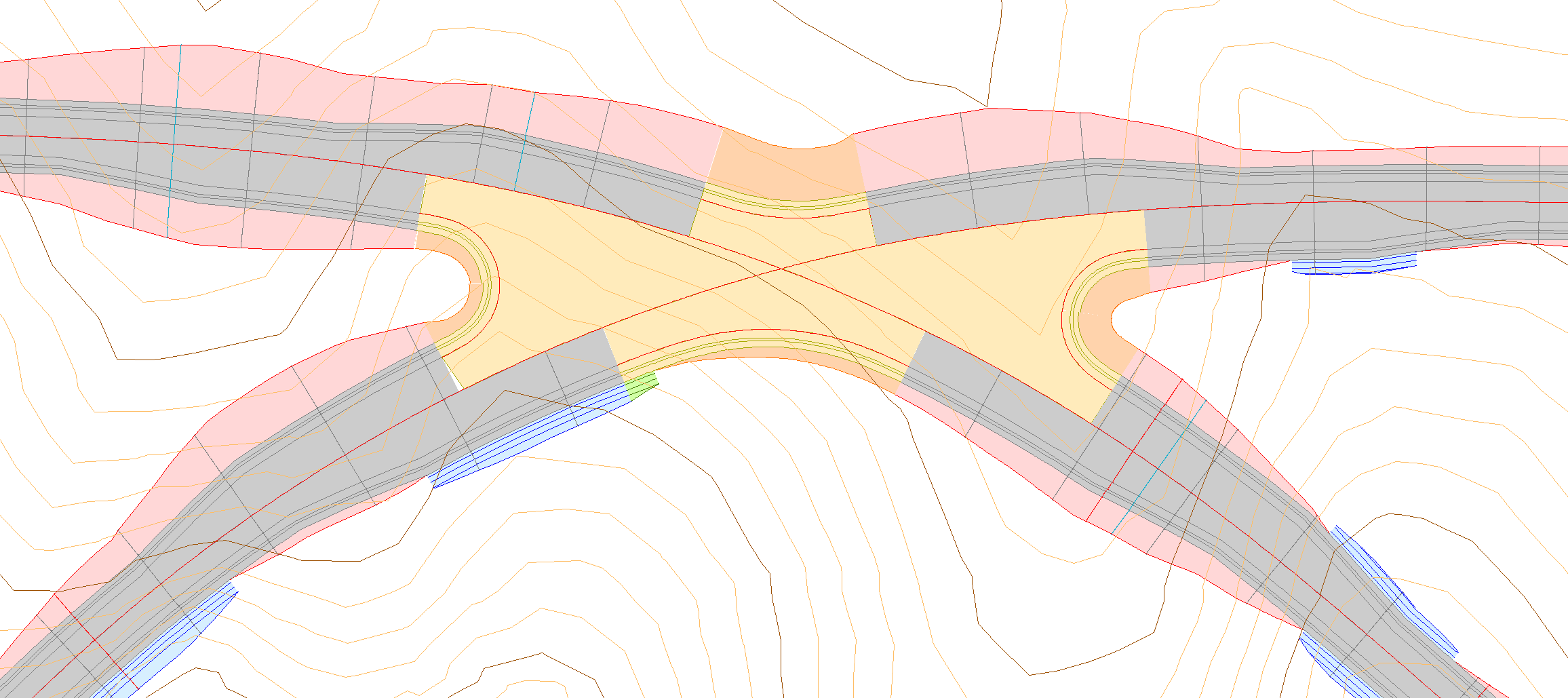 Trazado - Entronques - Caso práctico – Cruce - Definición entronque 4, resultado