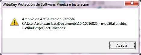 CARTOMAP Classic - Problemas - Abrir contexto - WibuKey, correcto