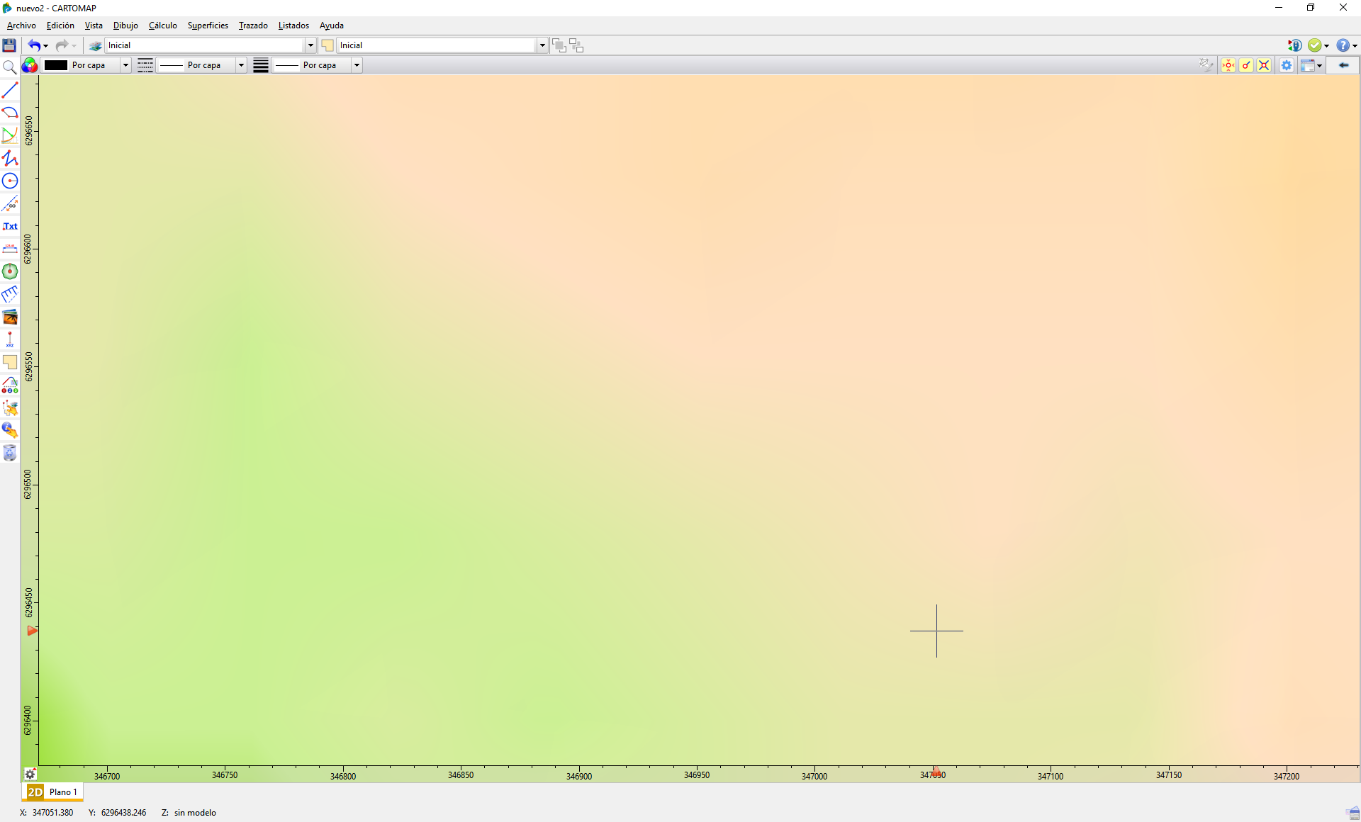 Archivo - Importar - Cotas de Google Maps, resultado (santiago de chile)