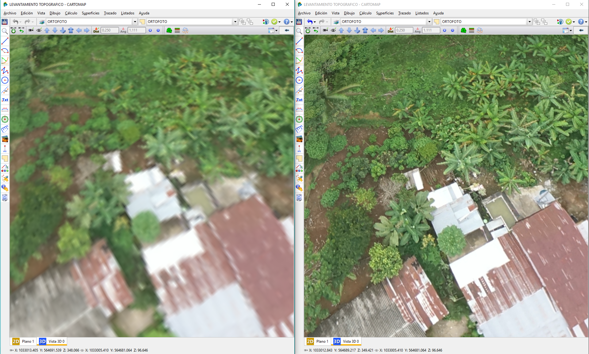 Vista - 3D - Draping mejorado