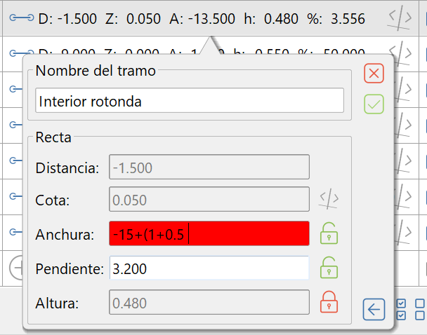 GUI - Campos de edición - Calculadora, ejemplo error