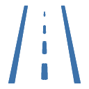 Importar - Trazado, icono