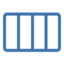 Parcelaciones - Dividir - En múltiples parcelas, icono