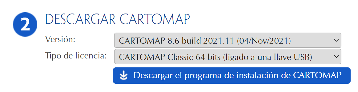 CARTOMAP Classic - Descarga, web de soporte, descargar versión