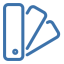 Edición - Preferencias, dialog - paleta de colores, icono