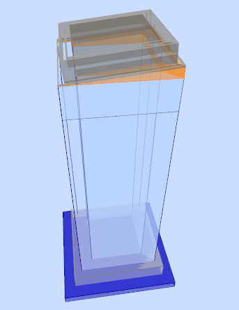 Obras de fábrica - Pozos - Preview pozo cuadrado, tapa cuadrada