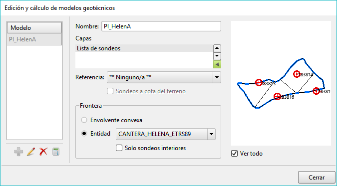 Modelo geotécnico - Cálculo del modelo (2017.06)